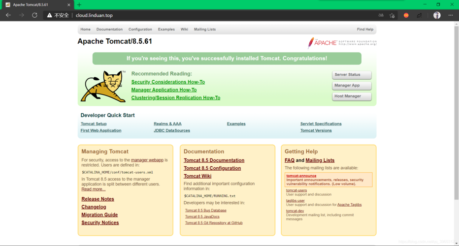 配置证书tomcat_TOMCAT常用配置